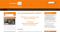 Desktop Screenshot of parisolidari-the.com